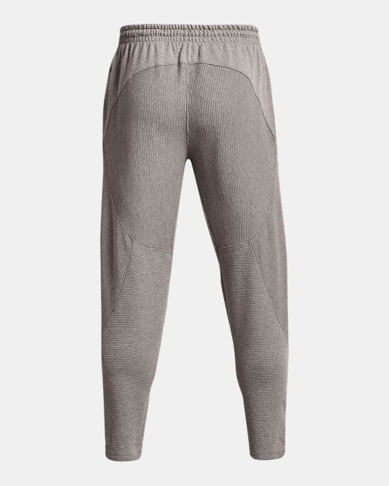 Men's UA Ottoman Fleece Tapered Pants, Gray, pdpMainDesktop image number 5